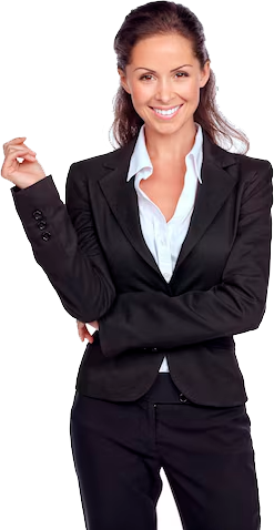 Smiling businesswoman