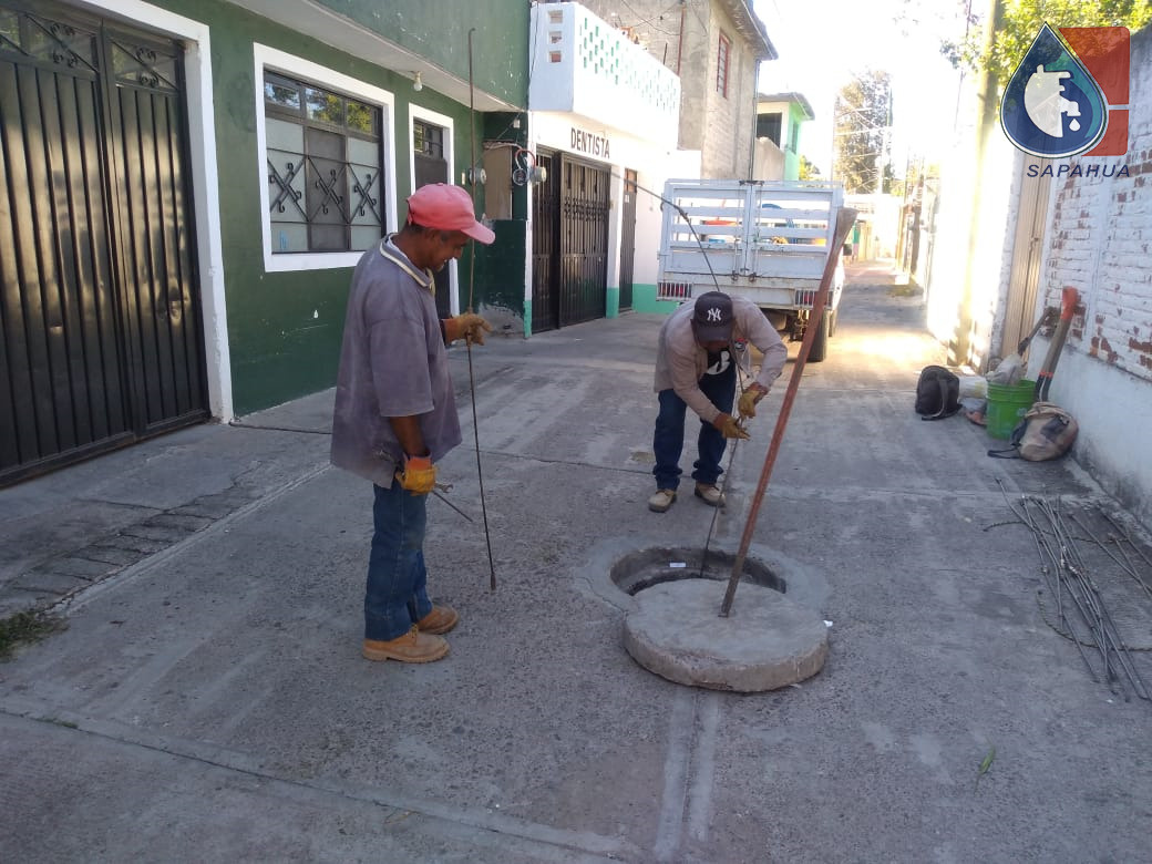 SONDEO DE DRENAJE DE LA LINEA GRAL. EN LA 1er. PRIV. DE ZARAGOZA