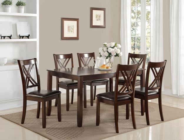 Casual Wood Dining Room; Click Here!