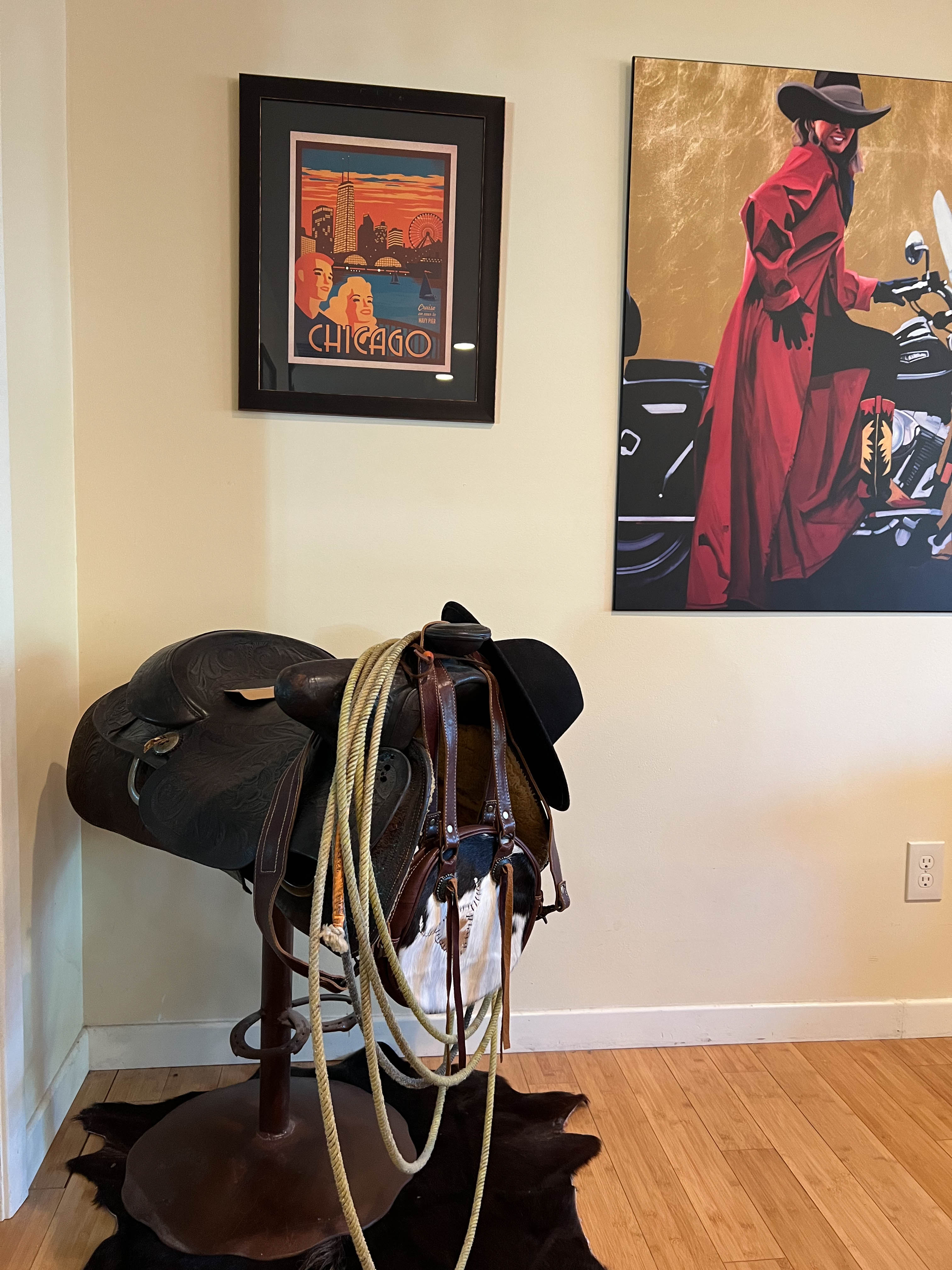 The decor of our house was...weird