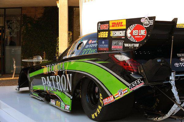 The Justice Brothers sponsored Tequila Patrón Funny Car from Kalitta Motorsports