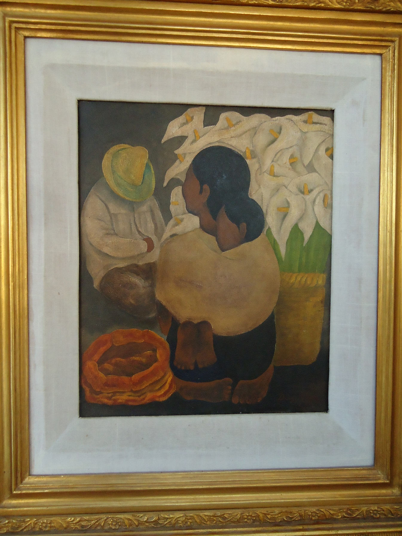 8
Diego Rivera
Vendedora de alcatraces
Óleo
43.5 x 36 cm
Firmado y fechado en 1934