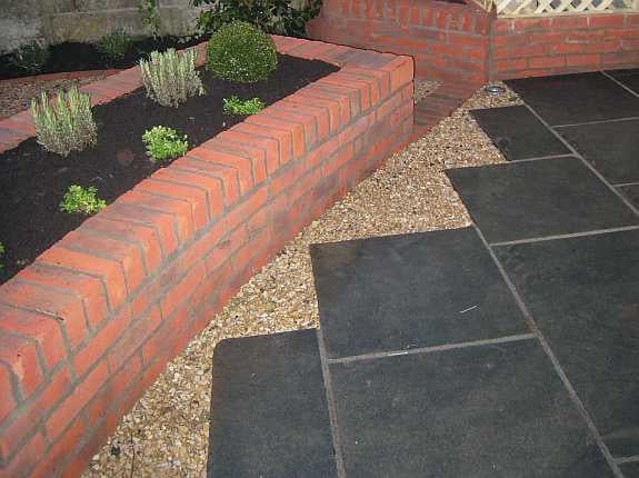 Brick raised beds in Templeogue