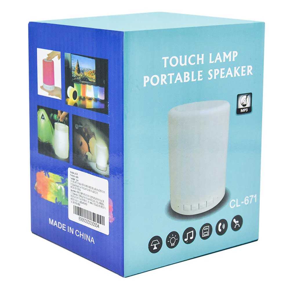 YX-671
BOCINA USB+ LAMPARA TOUCH
