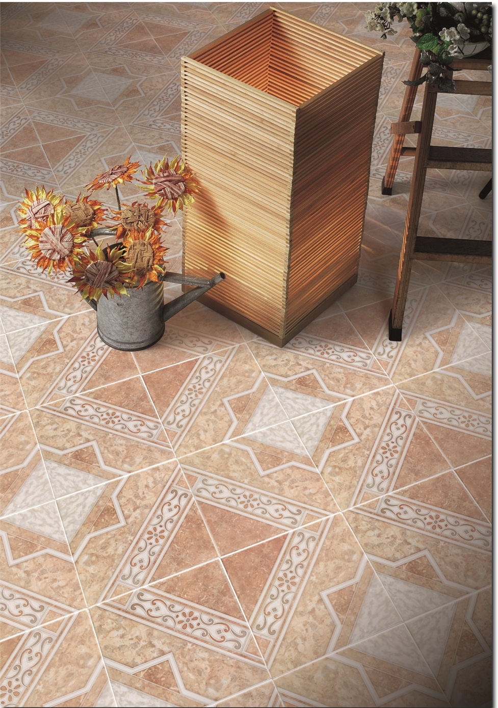 FIORANO SALMON 
Medidas: 33X33 cm