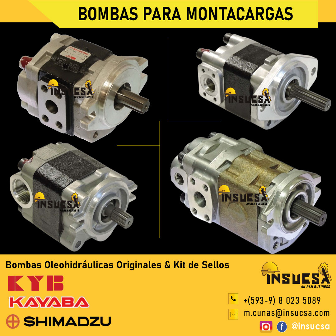 BOMBAS OLEOHIDRÁULICAS PARA MONTACARGAS