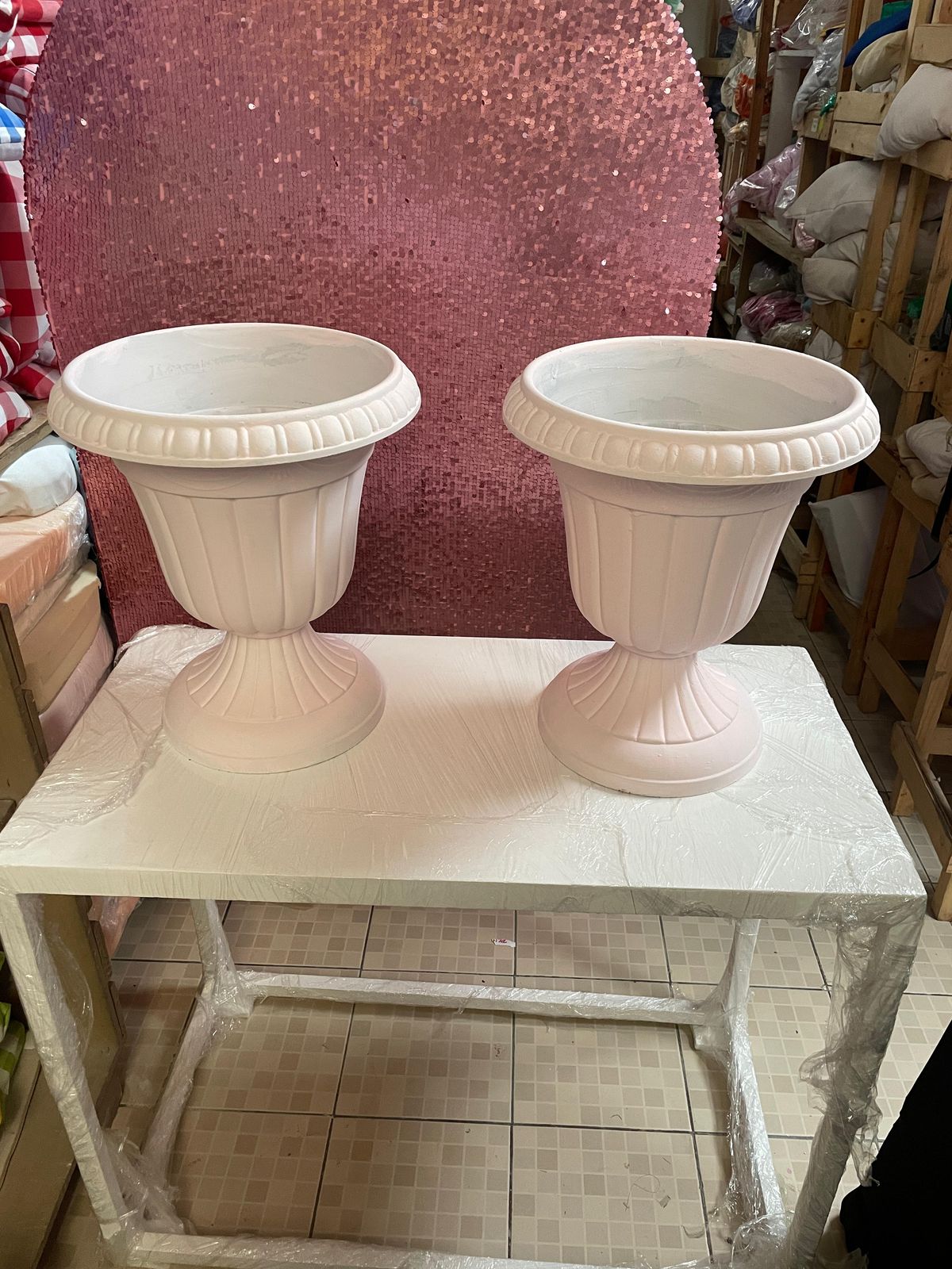 Floreros Imperiales 
 Modelo 1: 22 Diametro-29cm Alto $20.000