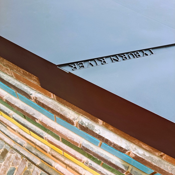 Chelsea Embankment London Artistic Metals AM bronze finish on roof panels