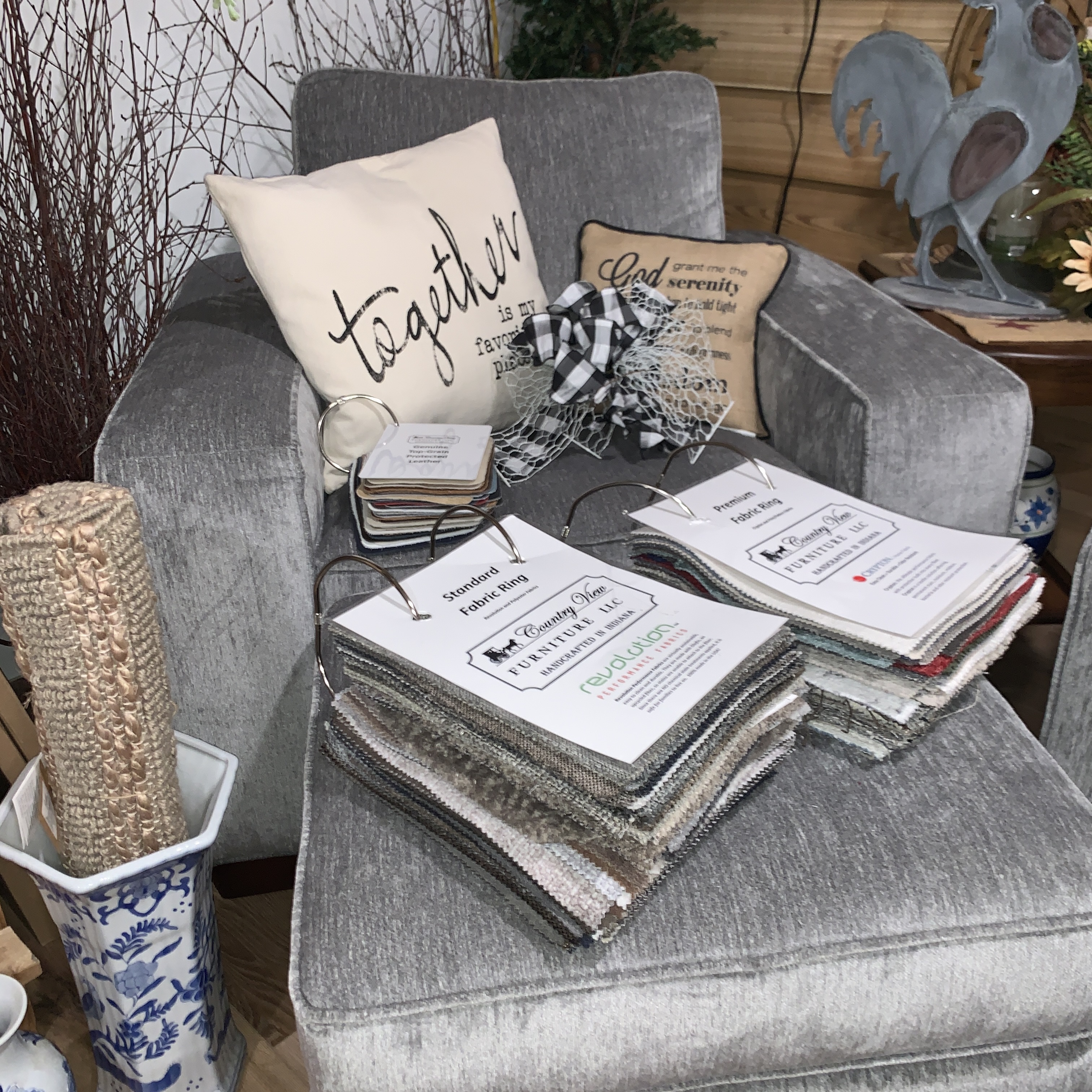 Belmont Collection Chair and Ottoman