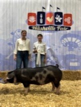 Nathan Roach
2022 Nashville Fair
Champion Spot Gilt
3rd Overall Purebred Gilt