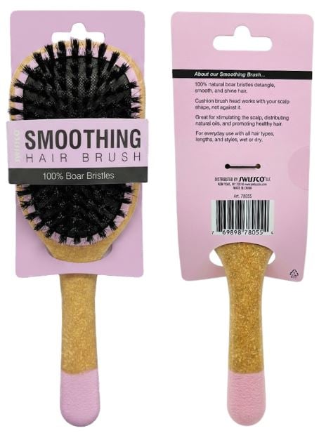 78055
SMOOTHING HAIR BRUSH
UPC 769898780554
36 CS/PK