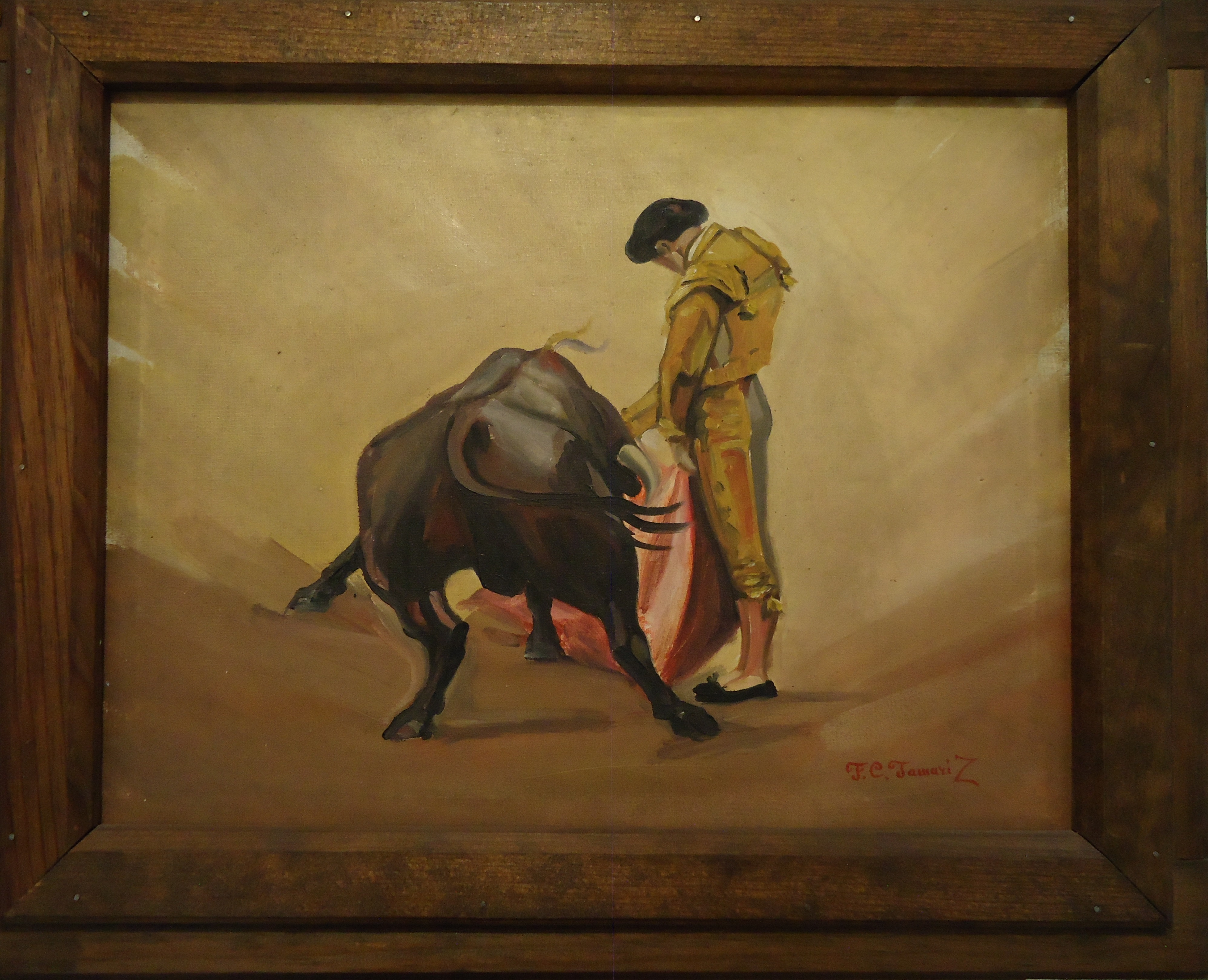 34
Francisco Tamariz
Torero
Óleo sobre tela
33.5 x 42.5 cm