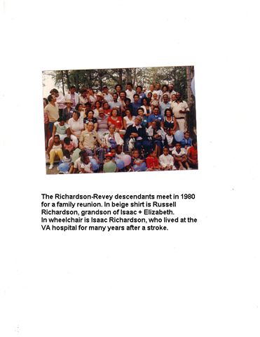 Richardson-Revey Descendants Gathering