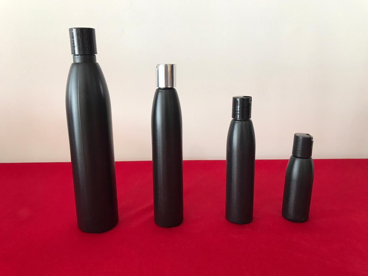 BOTELLAS POLIETILENO NEGRAS 60, 100, 150, 300 Y 500 ML.