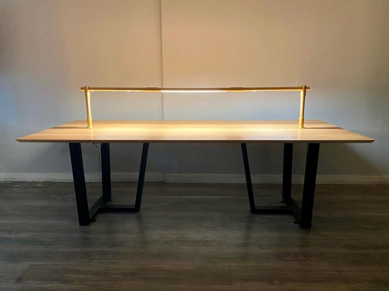 Coffeehouse Community Table-Supplied Nationwide. Available in all Finishes.