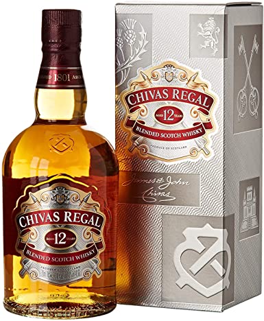 Whisky Chivas Regal 12 años 750 ml
Código: 2932

Whisky Chivas Regal 12 años 1000 ml
Código: 2929