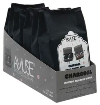 AM624 
CHARCOAL MAKEUP REMOVER WIPES 30 CT
UPC 4713616470216
6 PACK DISPLAY
