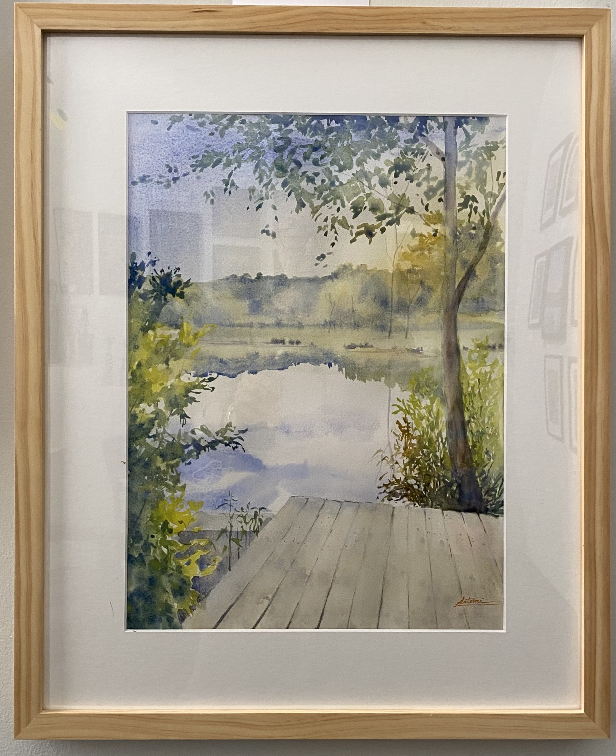 Pier at the Pond
Watercolor
11" X 15"
$355.