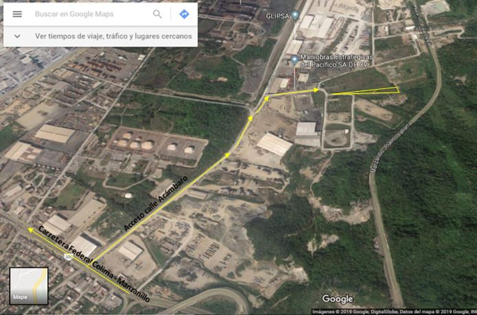 Carretera Federal sentido Colima – Manzanillo, por la calle Acámbaro