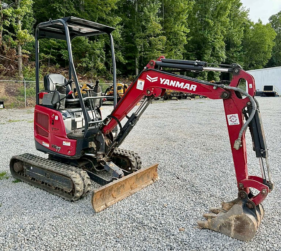 Yanmar VIO17 w/16" bucket
2022 w/1550hrs
$19,500