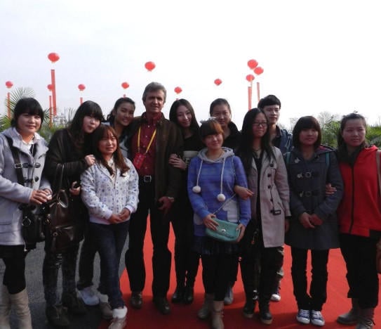 With  students - Wuhu - China