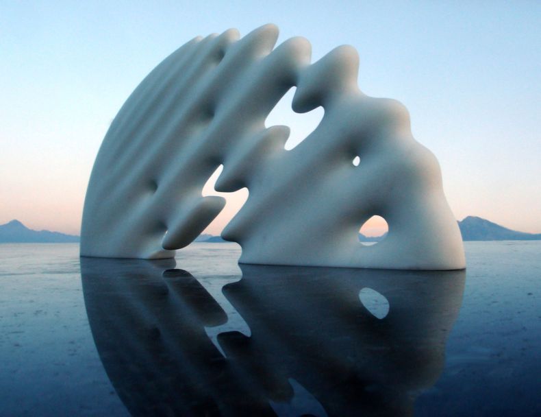 Lunar magnetism, marble, China