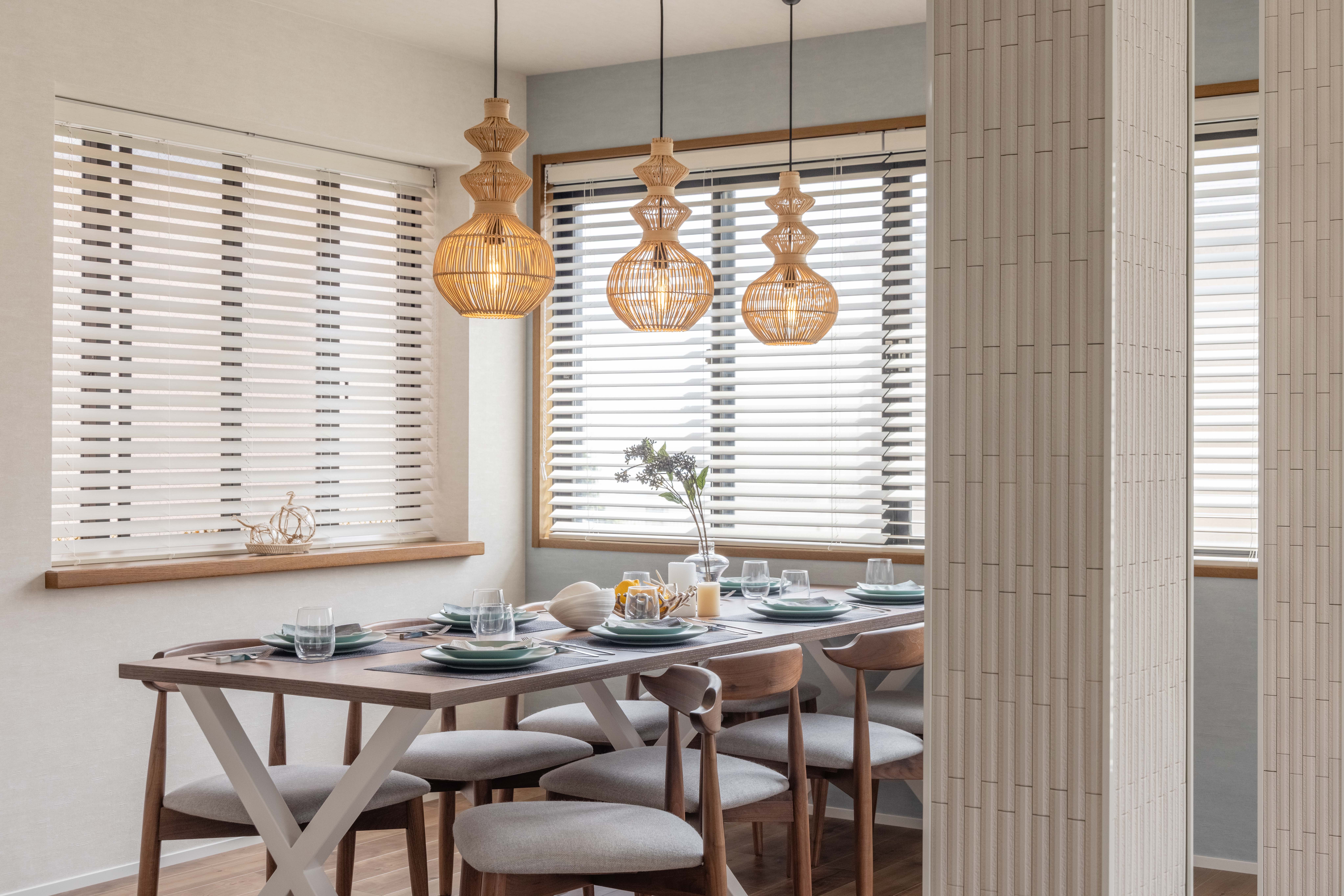 Dining Room bathed in natural light