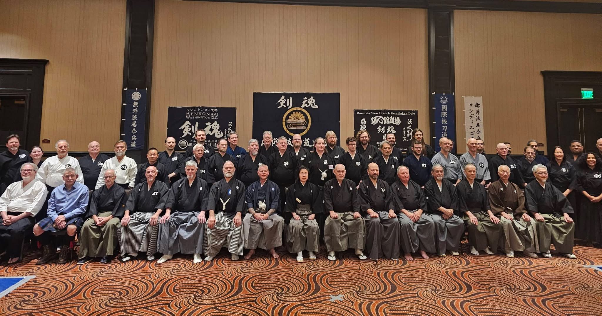 Group photo before the taikai.