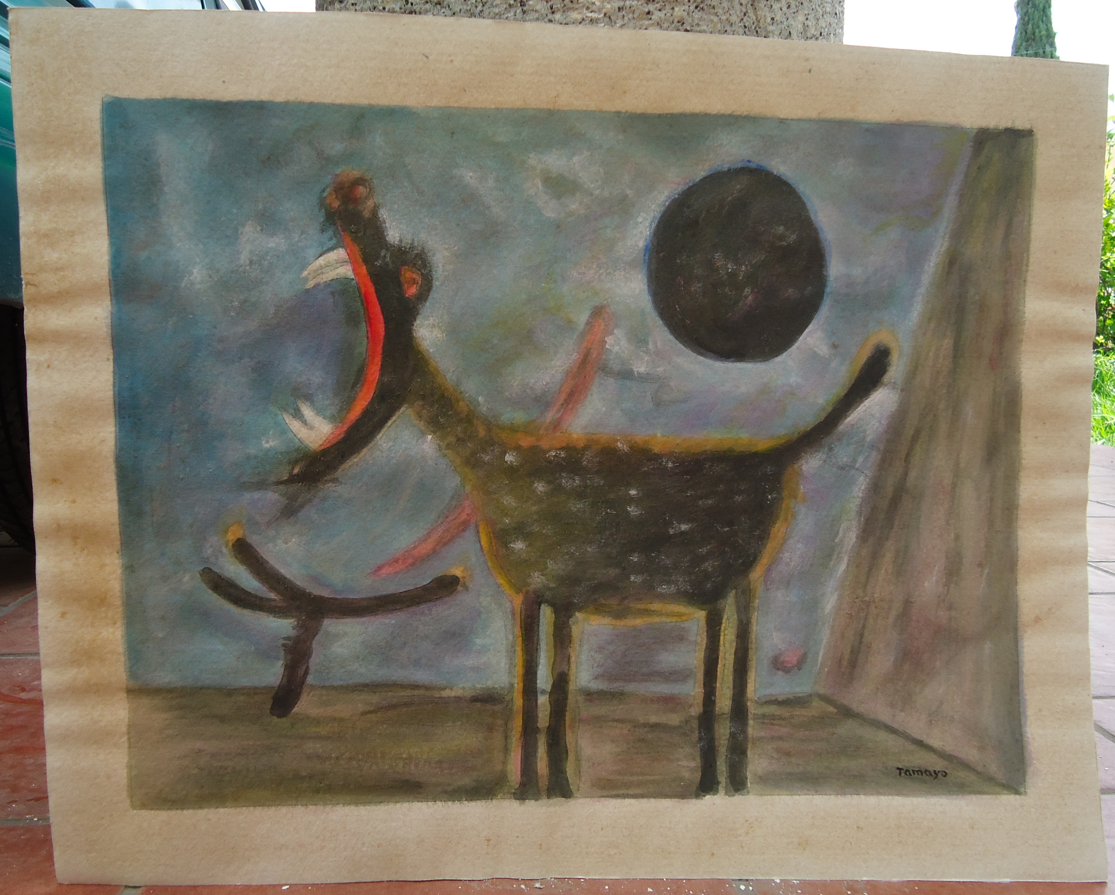 7
Rufino Tamayo
Perro aullando
Gouache sobre papel
46 x 59 cm
Firmado