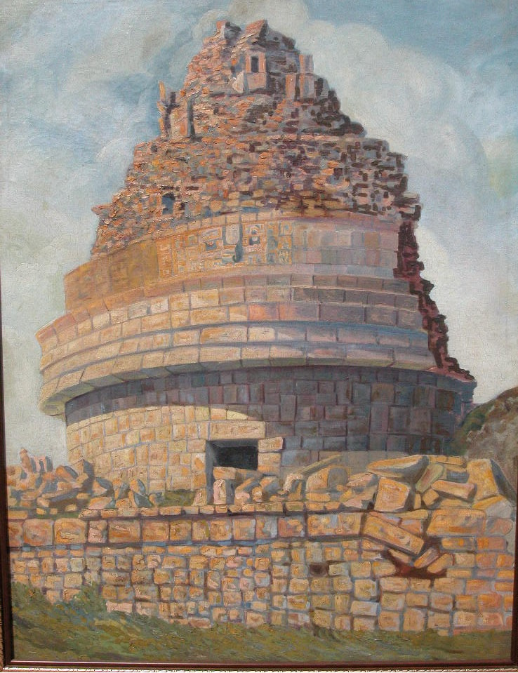 71
dr atl
Caracol de Chichen Itza
Óleo
100 x 80 cm