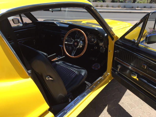 Restored gauges, new dash pad and steering wheel