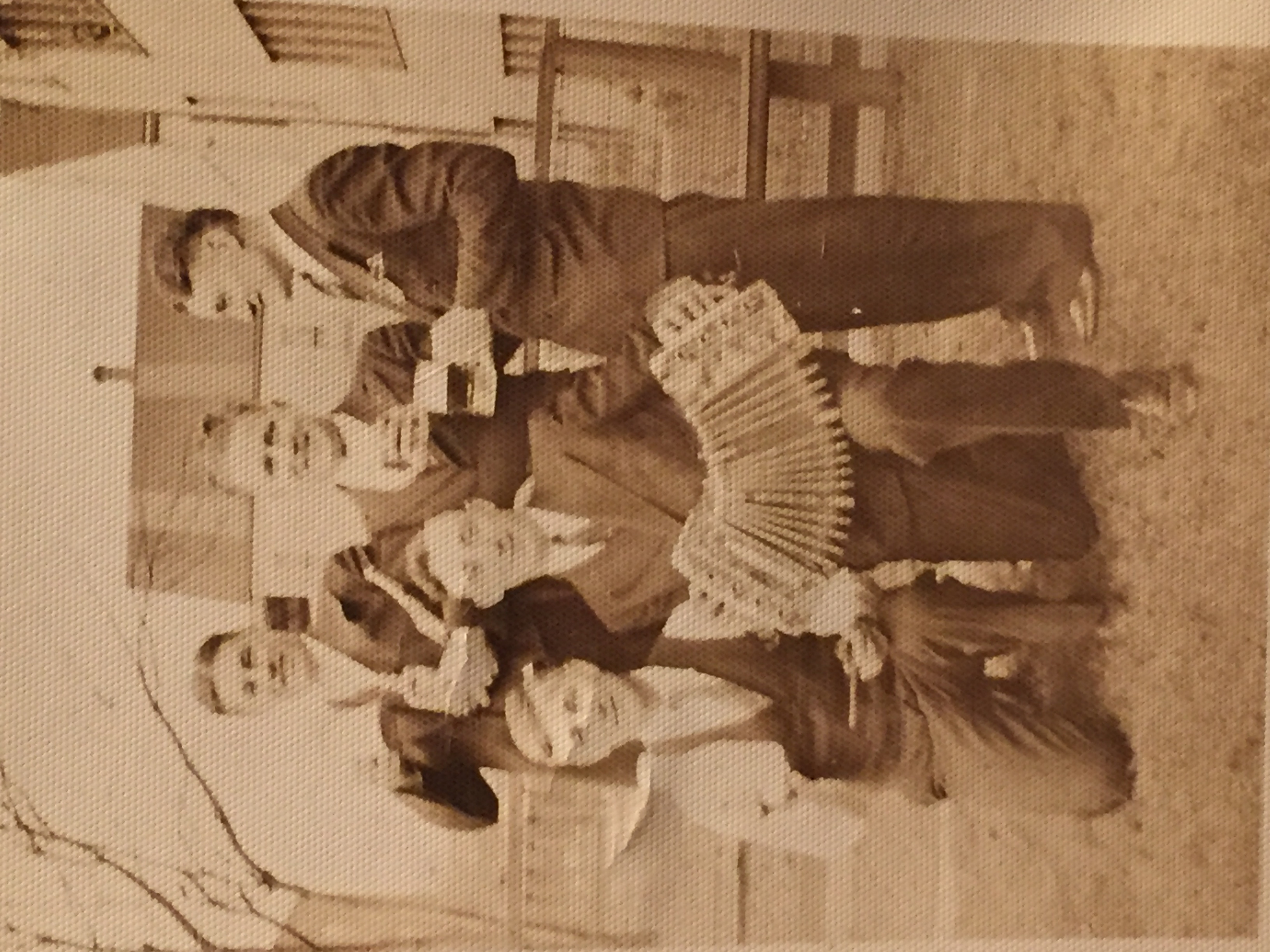Family, Chester Raclawski (concertina) on the left is Andrew Szramkowski my Great Grandpa and his sons Joe and Ben on far right. "Gabby" in the middle friend of the family