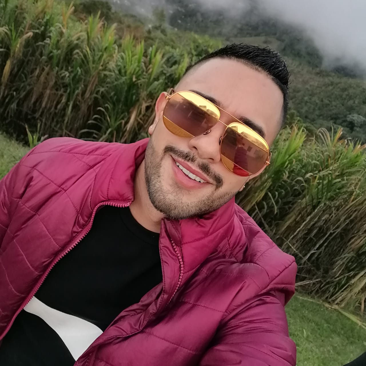 Happy female customer