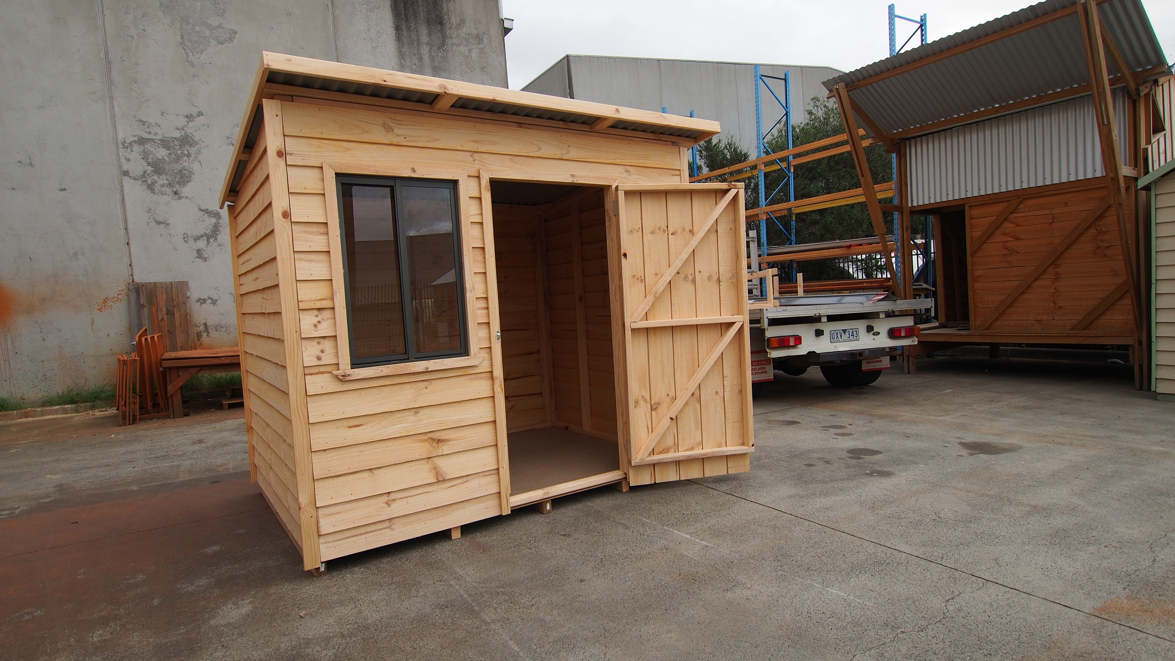 A little big shed with heaps of space inside