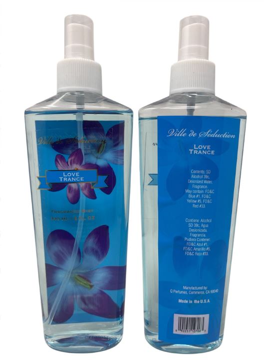 VSBM-LT 
FRAGRANCE MIST-LOVE TRANCE 8 OZ
24 CS
