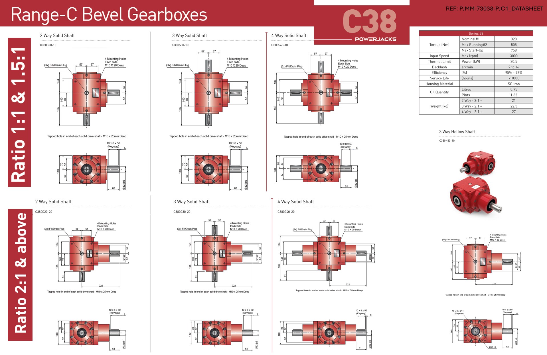 Gearbox - C Bevel SIZE 38