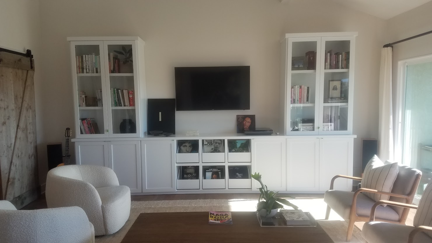 Project: Jasmine Creek Corona Del Mar AV and Record Storage Cabinets