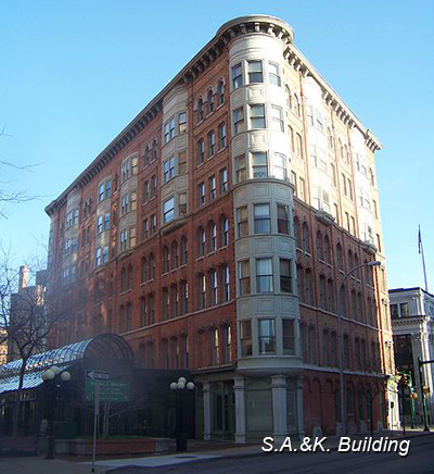 Older Building on Street Corner||||