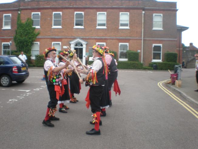 Phoenix performing their first dance