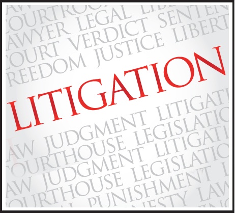 Litigation Word Cloud Concept