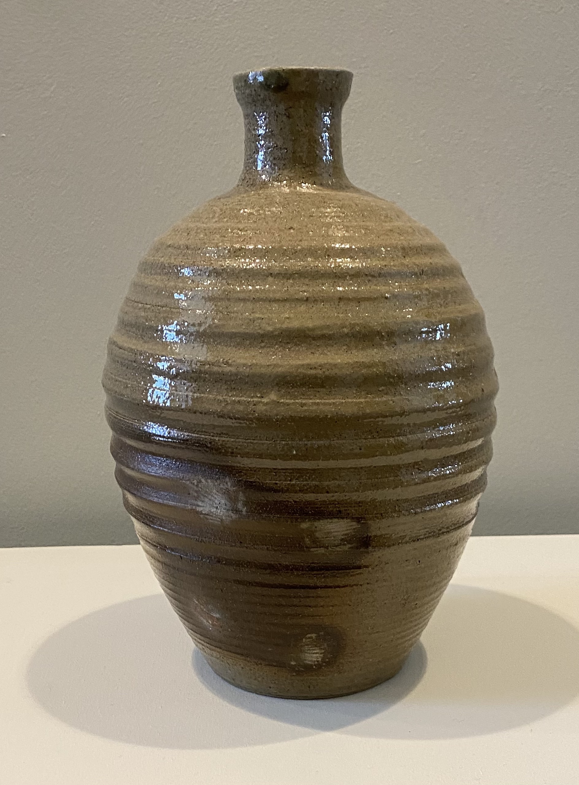Bottle
wood/salt-fired stoneware
13"
$95.