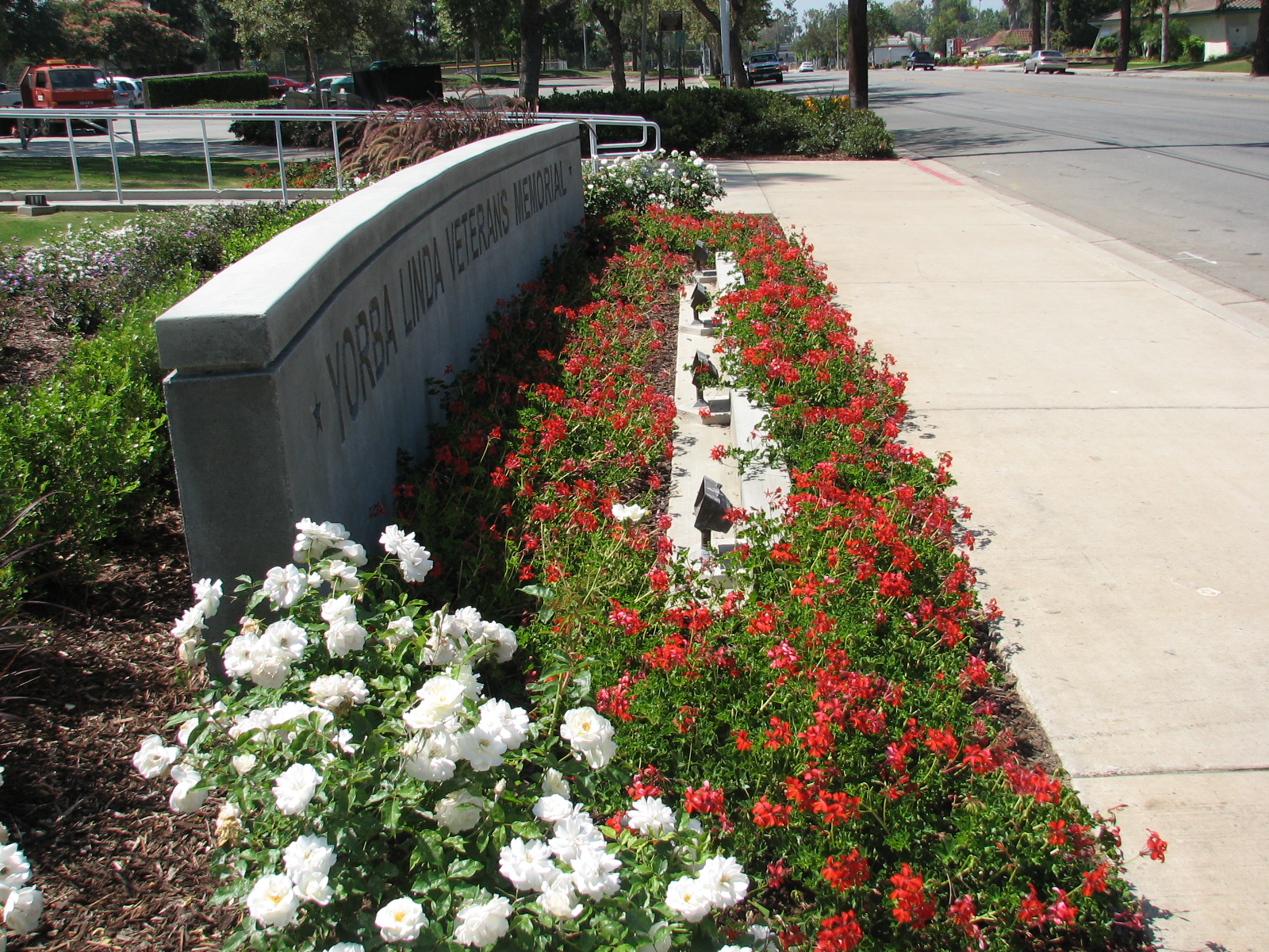 Concrete Monument signage.