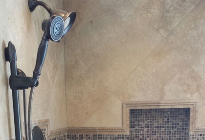 Shower remodeling and shower floor installation service in the Alpharetta, Georgia area