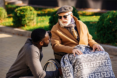 Senior Disabled Man Senior Disabled Man