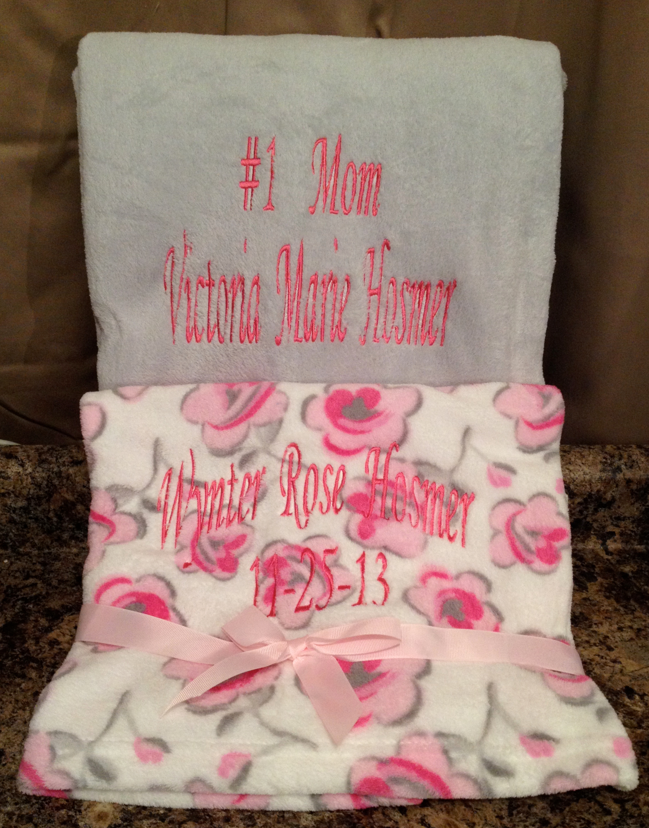 Mommy and Baby Blanket