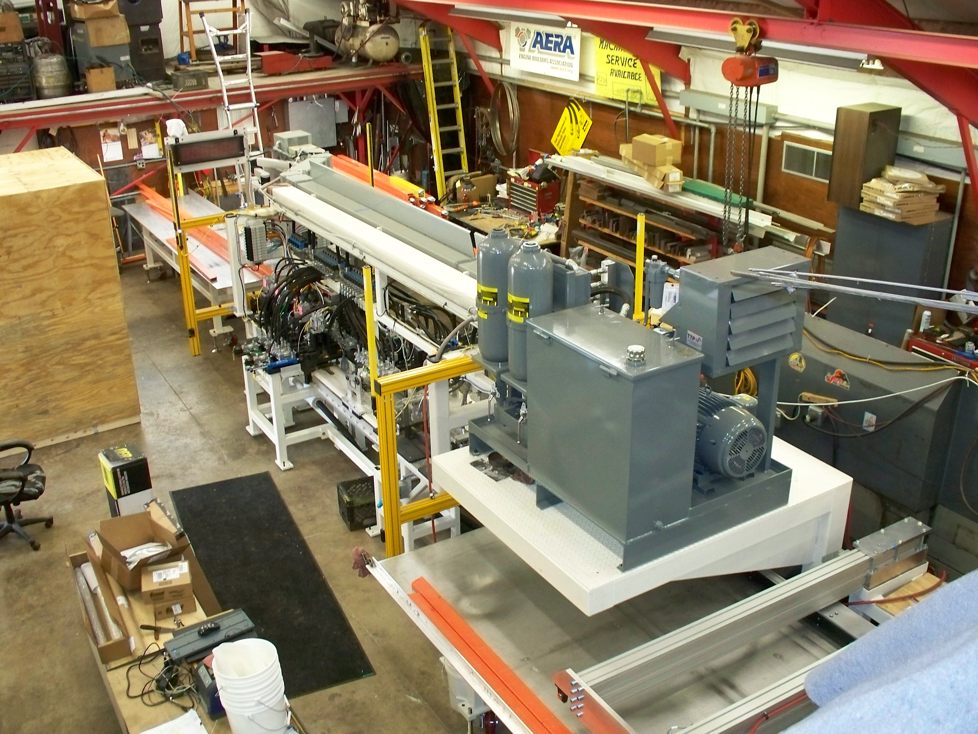 Servo Fed Hydraulic Punching Machine
Punches Holes in Fiberglass
Contains over 800 Part Numbers