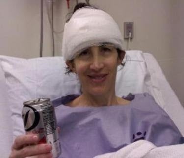 Extremely grateful for my diet coke 
after gamma knife surgery at 
UVa - 2013
