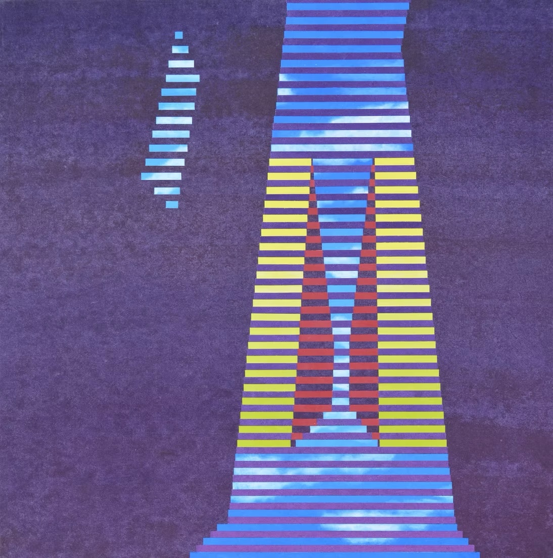 Main Street View from an Alley
Paper Collage, Watercolor with Mulberry Paper
24" X 24"
$360