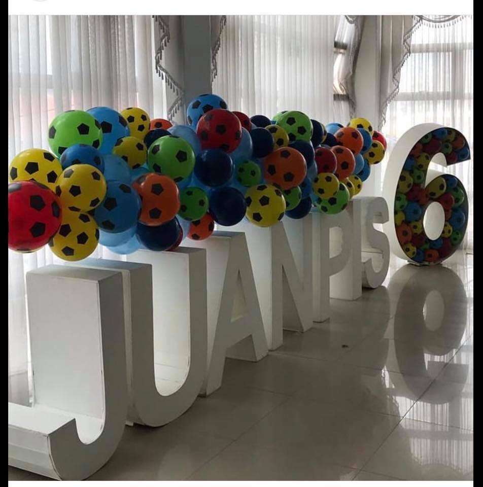 Numero 5 hueco SIN GLOBOS 60.000$
Numero 6 relleno con Globos
1,40m de Altura
Profundidad 24cm
Alquiler $150.000