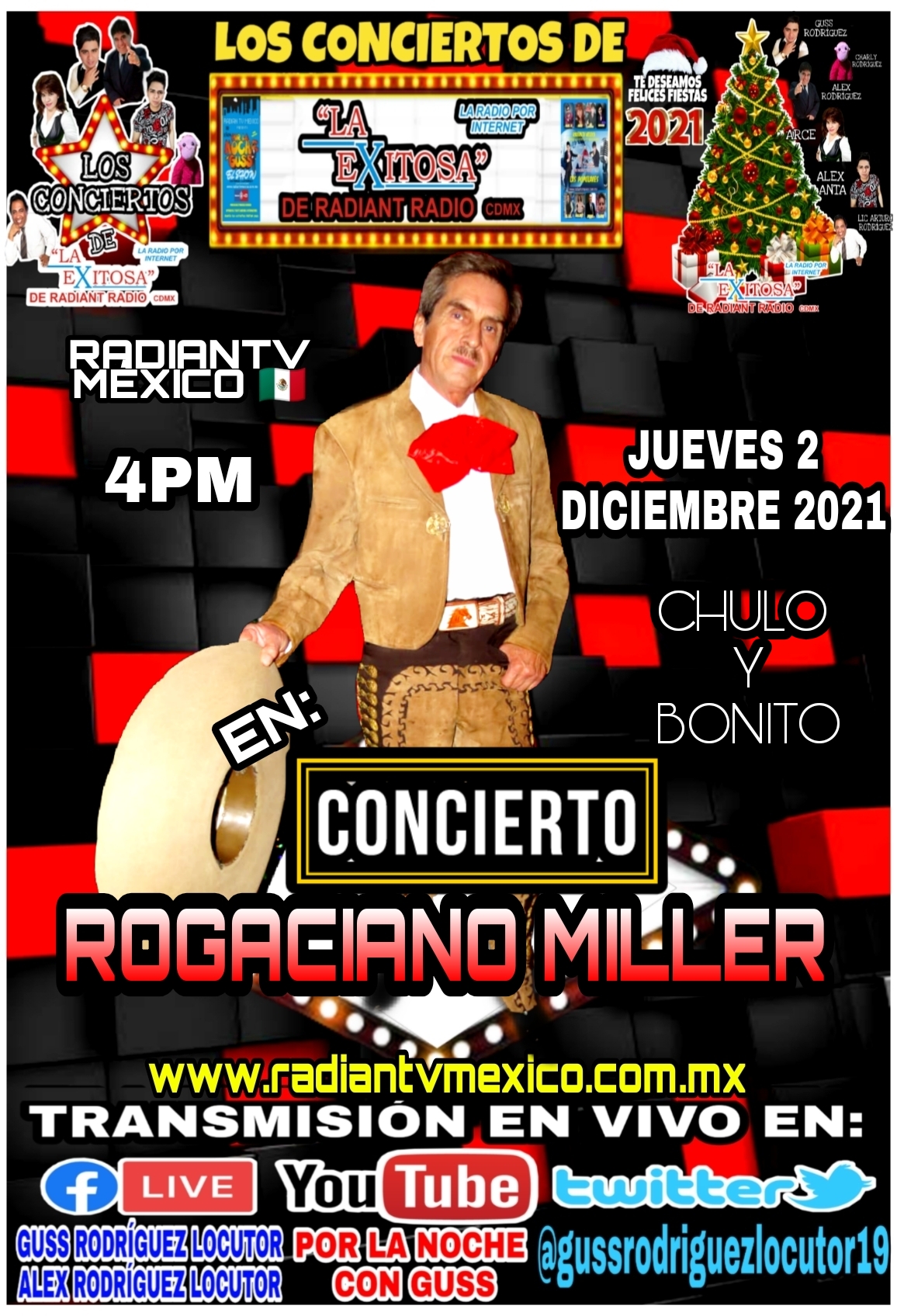 tere esquivel en concierto imitadora de jenni rivera jueves 12 agosto 2021 la exitosa de radiantv mexico 